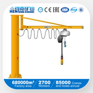 360 Degree Rotationary Workshop Pillar Type Jib Crane