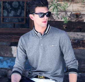 Hot Sale Men Fashion100%Cotton Polo Shirt